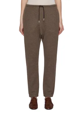 -----------THE ROW  ---- ------------ ----Teo Cashmere Cotton Joggers --