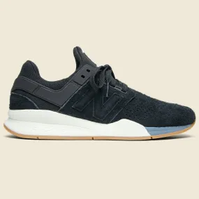 247 Suede Sneaker - Black