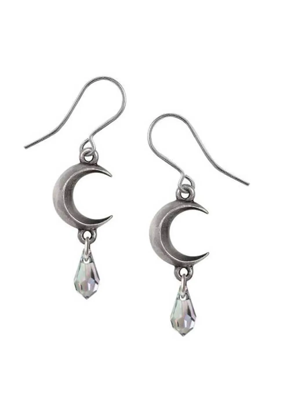 Alchemy Tears of the Moon Earrings Crystal