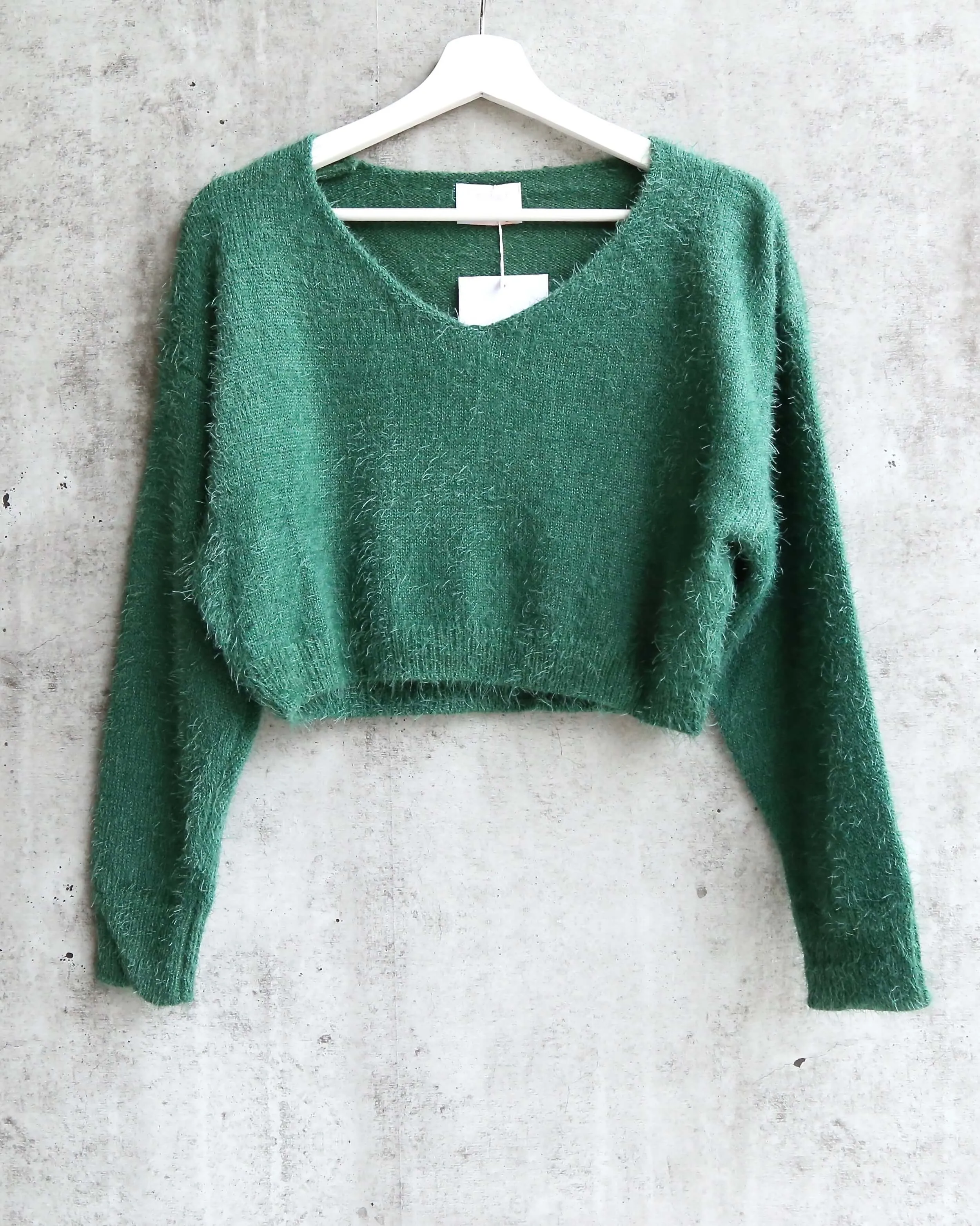 Baby Love Cropped Fuzzy Sweater in More Colors