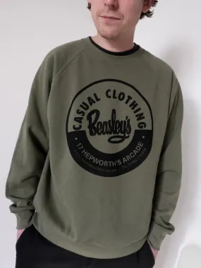 Beasley's Logo Sweatshirt - OLIVE