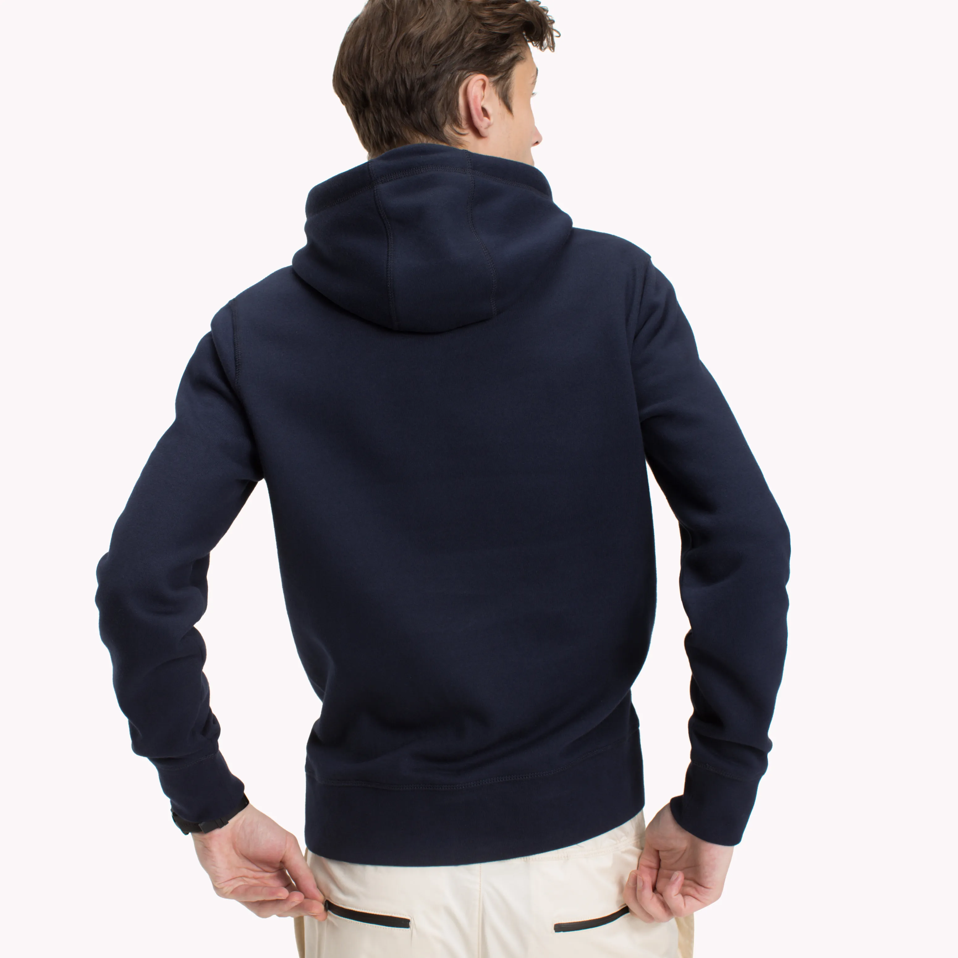 Blue Drawstring Logo Hoodie | Sweatshirts & Hoodies | Tommy Hilfiger