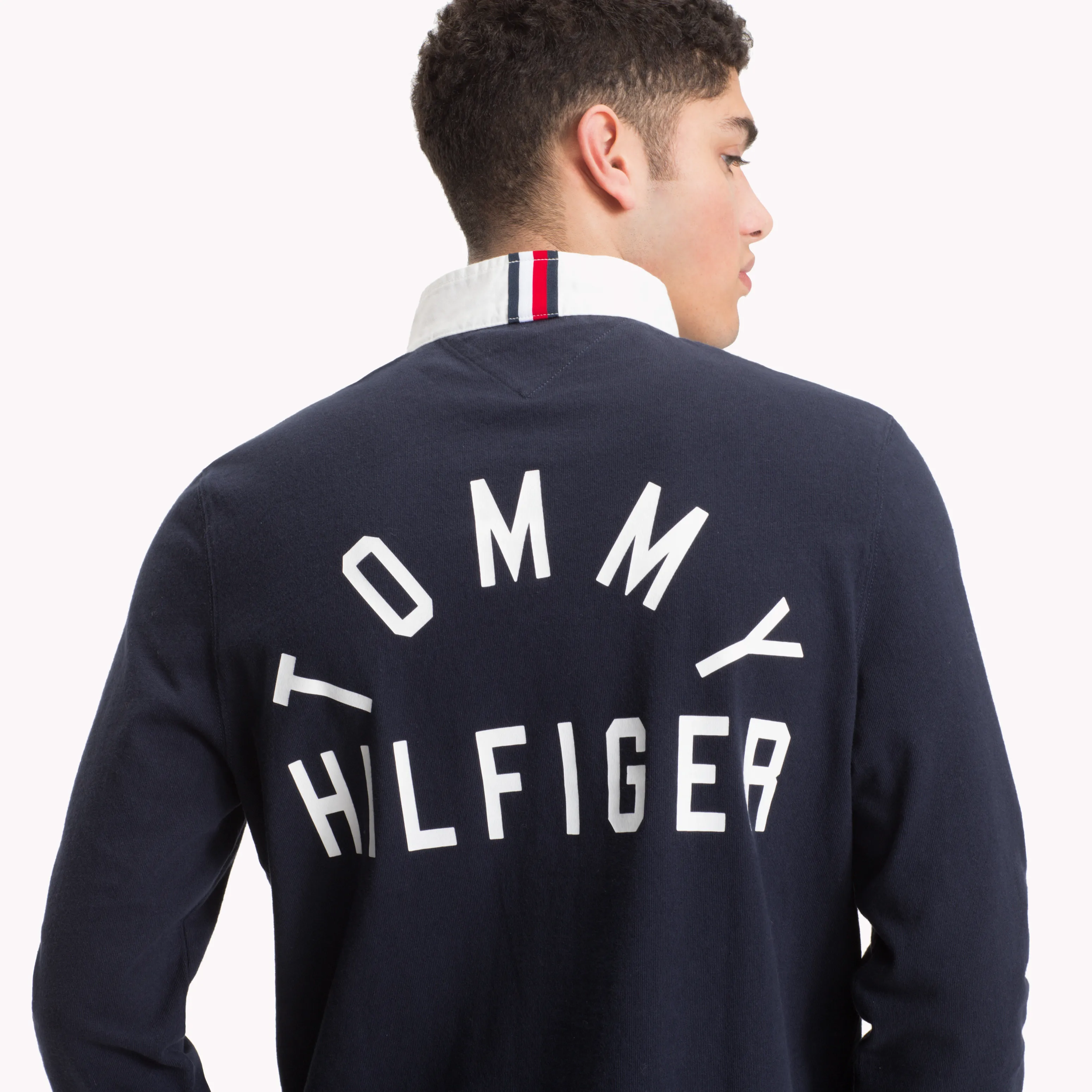 Blue Logo Rugby Shirt | Sweatshirts & Hoodies | Tommy Hilfiger