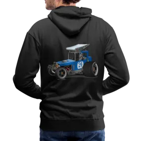 Blue Race Car Super Modified Car Art Men’s Premium Hoodie