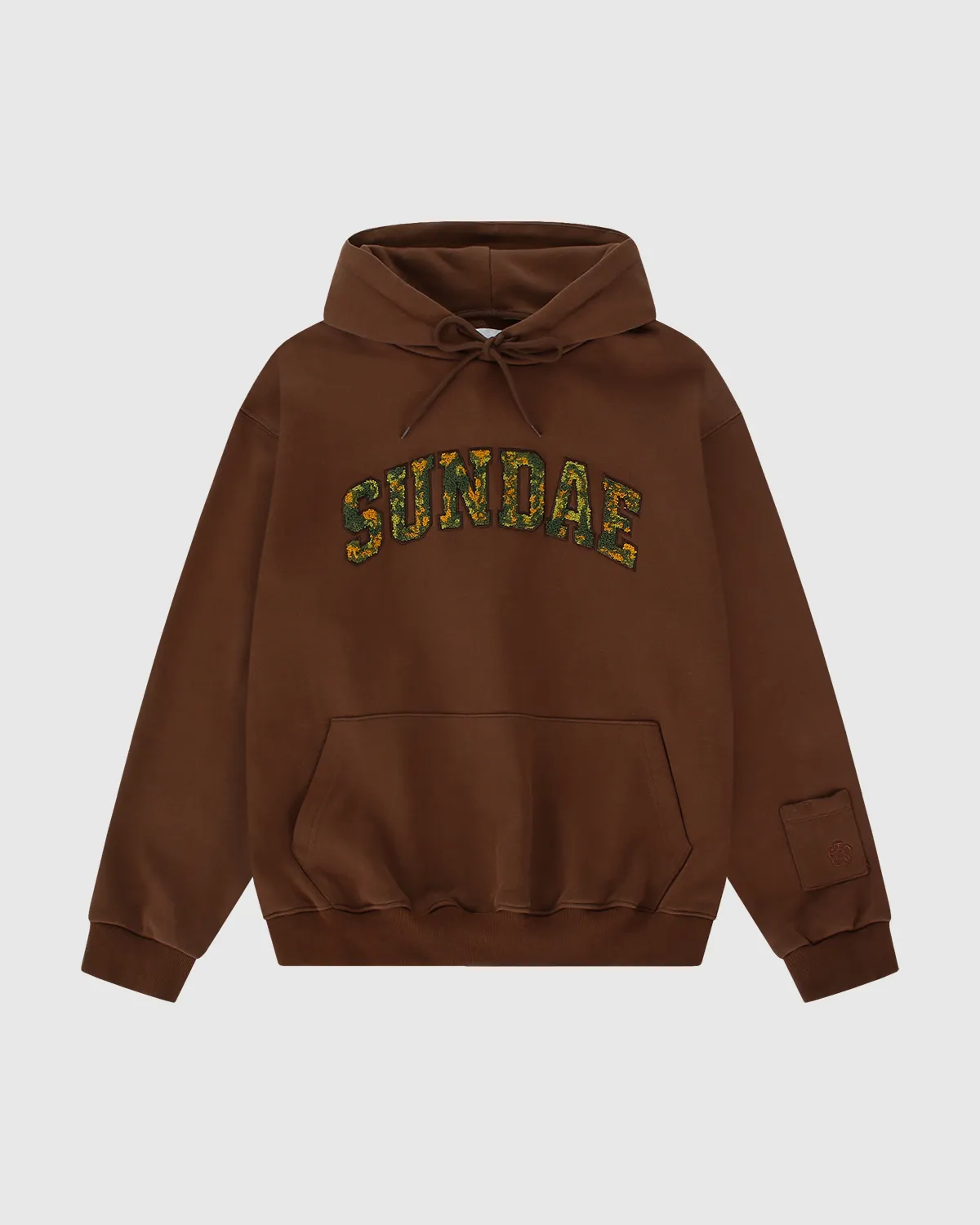 Boba Brown Chenille Arch Hoodie