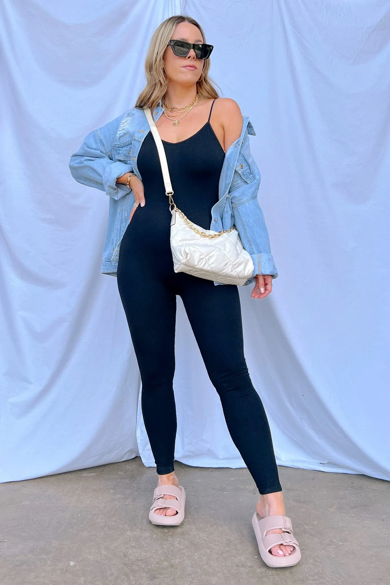 Bold Moves Ribbed Knit Jumpsuit - FINAL SALE