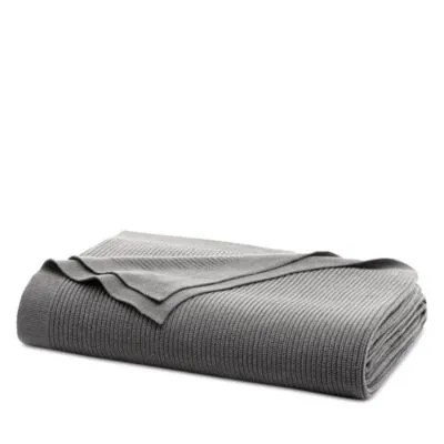 Boll & Branch Ribbed Knit Blanket, Full/Queen