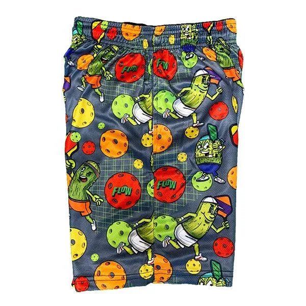 Boys Grey Pickleball Attack Short