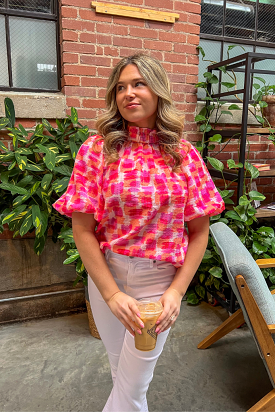 Brighter Than The Sun Puff Sleeve Top