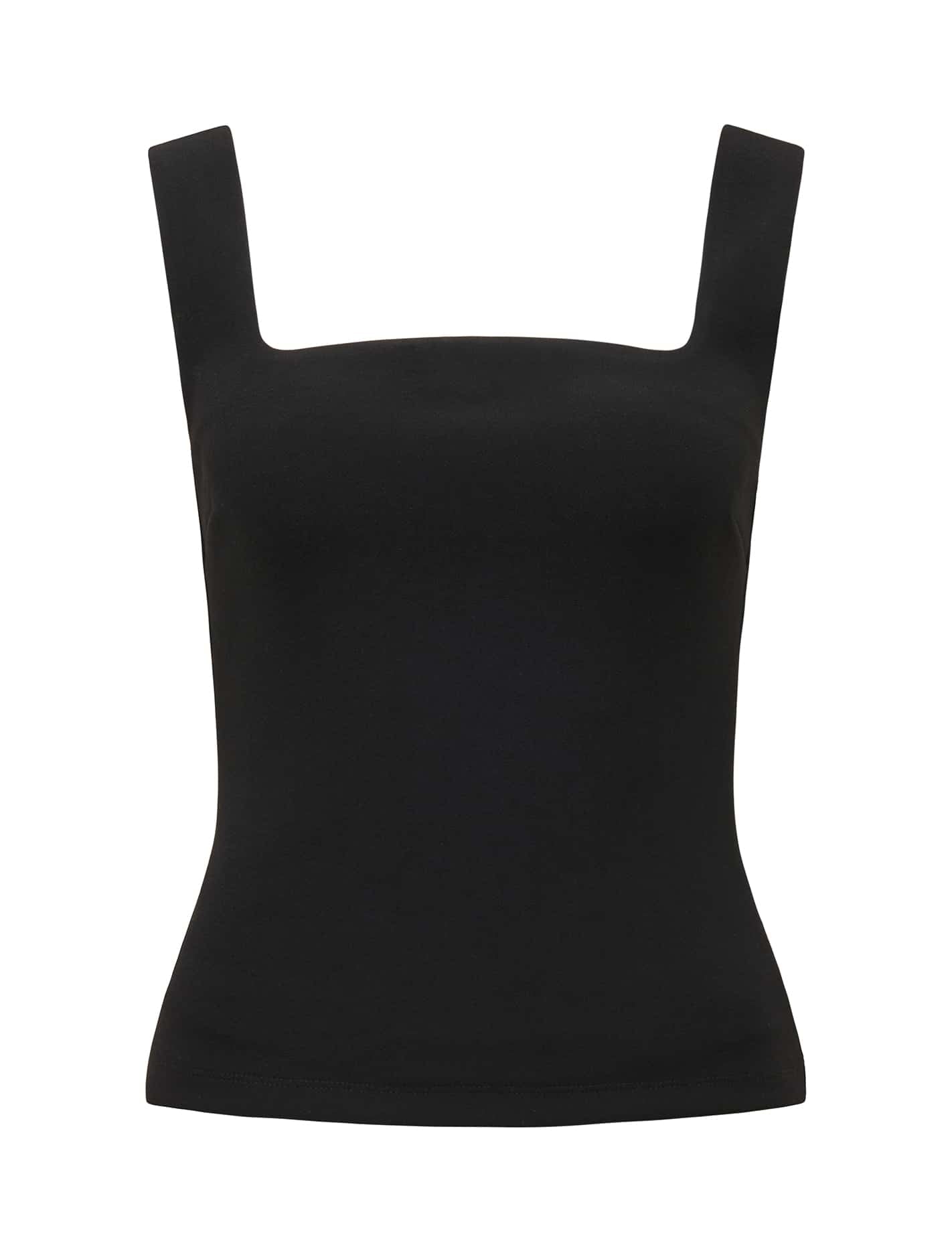 Charlotte Curved Neck Tank Top