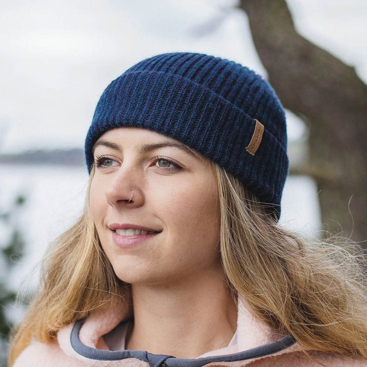 Compass Beanie - Blue Nights