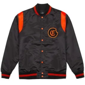 Cookies Ivy League Satin Jacket - Black