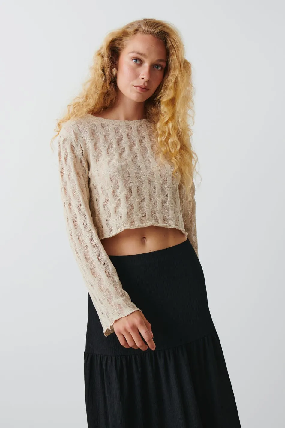 Cropped sweater