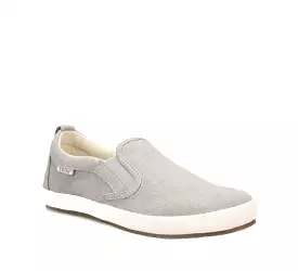 Dandy Grey Wash Canvas Slip On