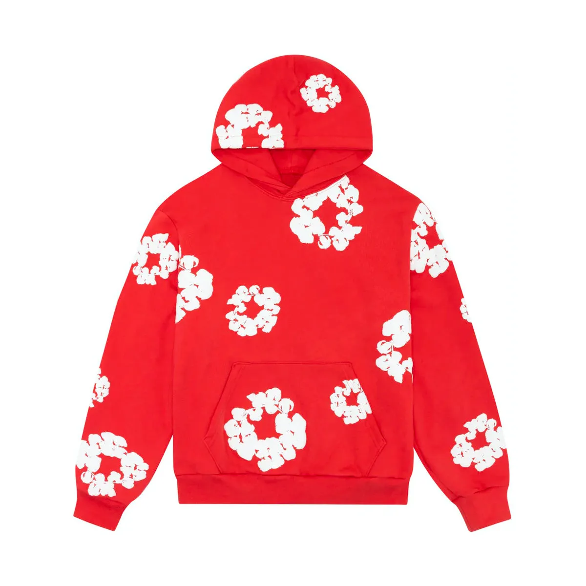 Denim Tears The Cotton Wreath Hoodie Red