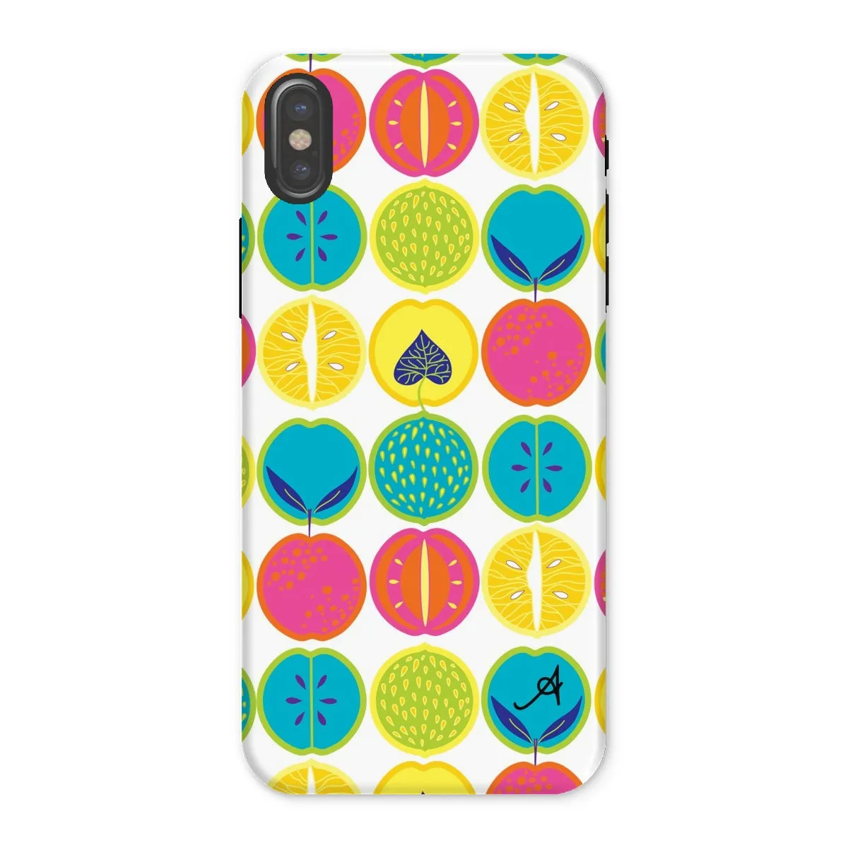 Eat Me Tropicana White Amanya Design Tough Phone Case