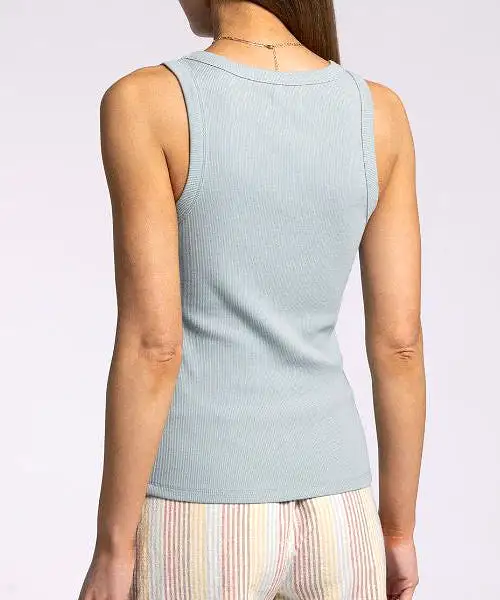 Edlin Tank - Silver Blue