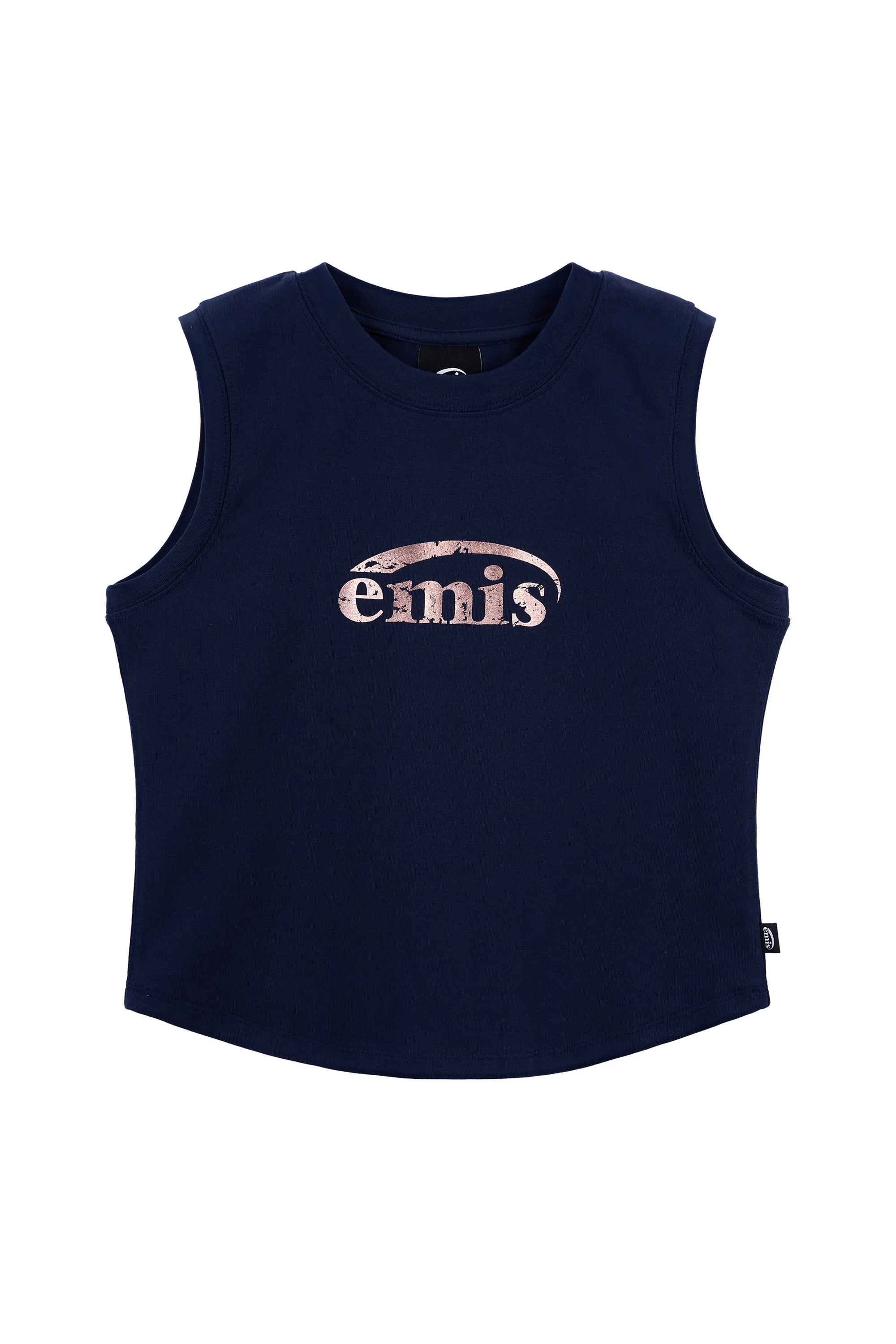 EMIS  |Casual Style Street Style Plain Cotton Logos on the Sleeves