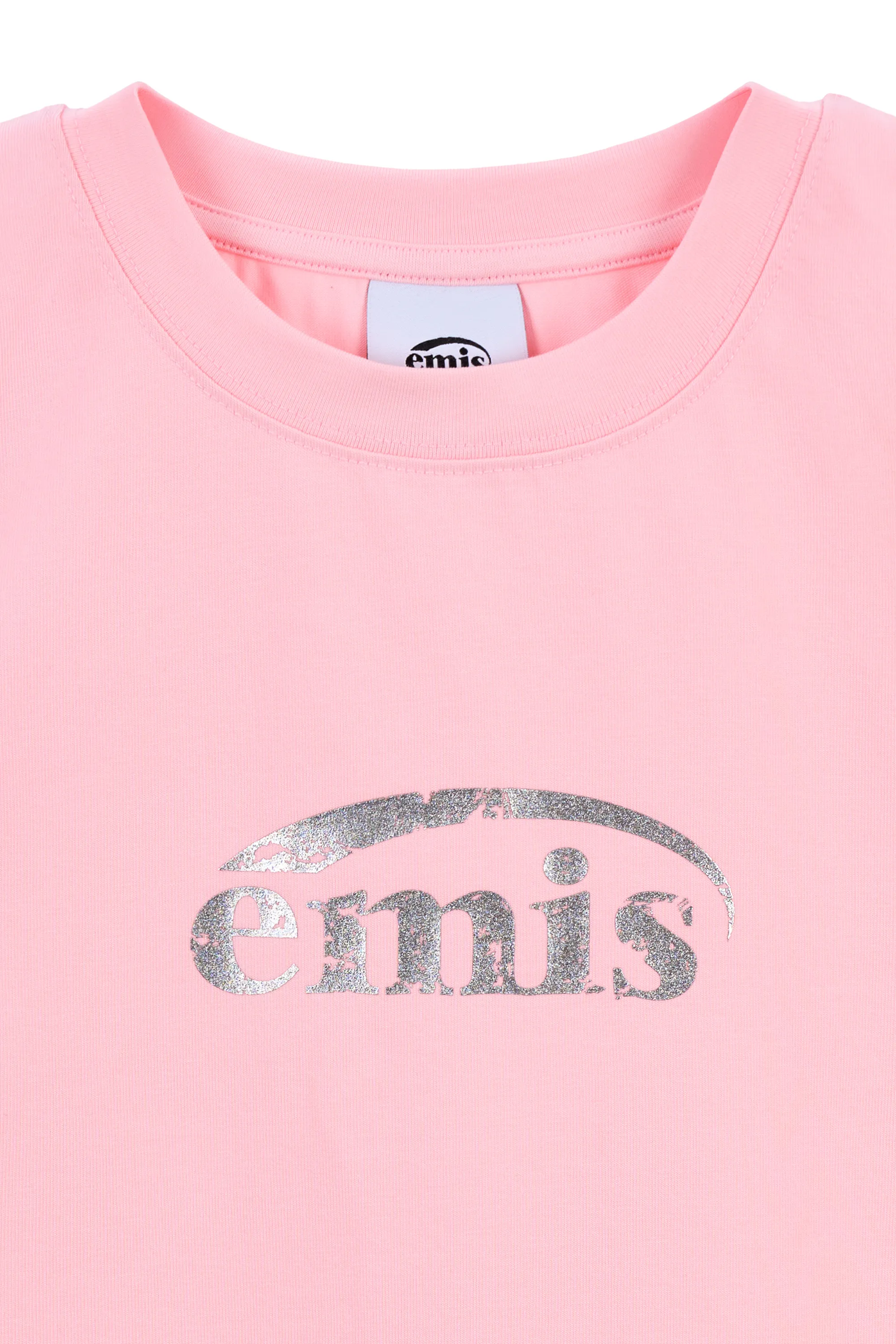 EMIS  |Casual Style Street Style Plain Cotton Logos on the Sleeves