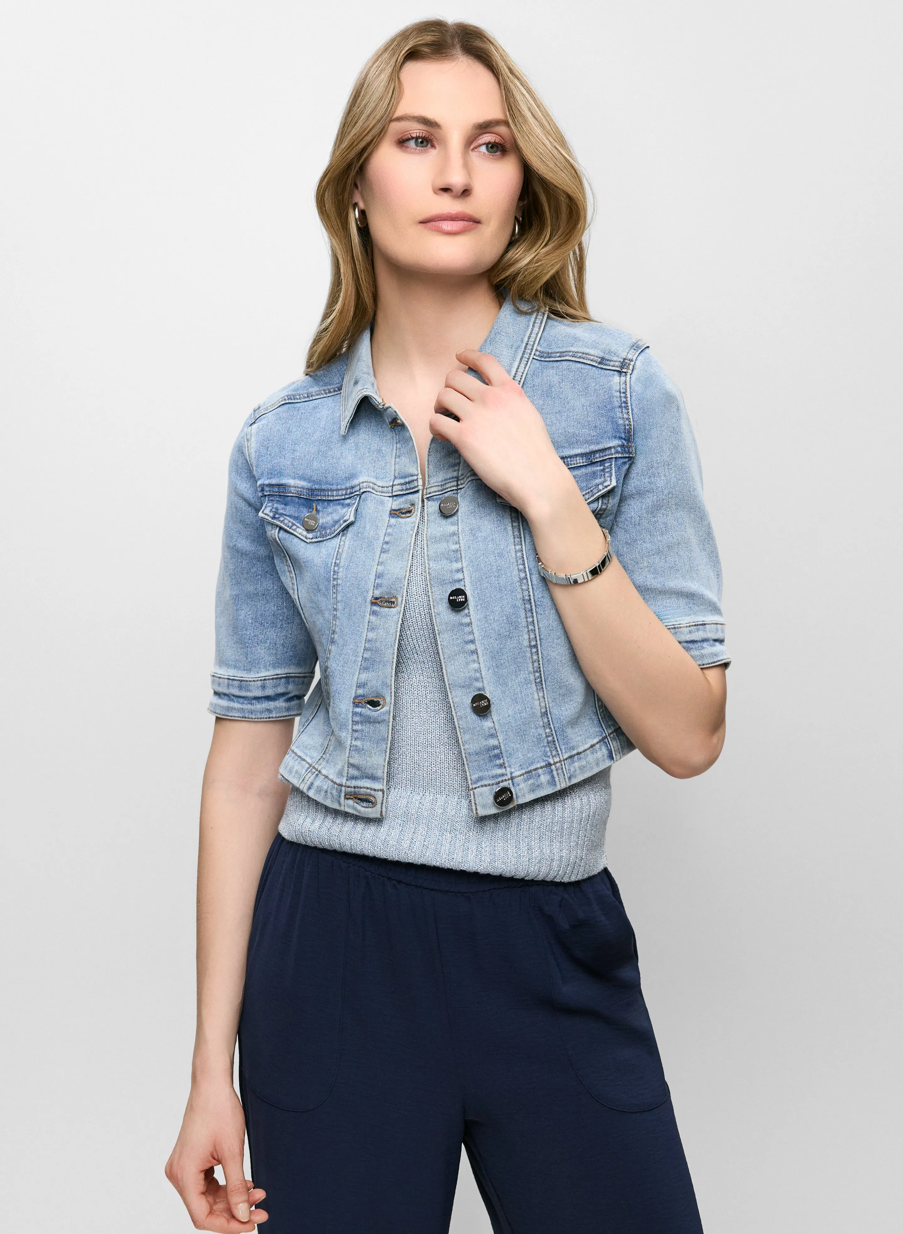 Essential Cropped Jean Jacket