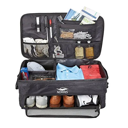 Extra Large Golf Trunk Organizer - Holds up to 3 Pairs of Shoes