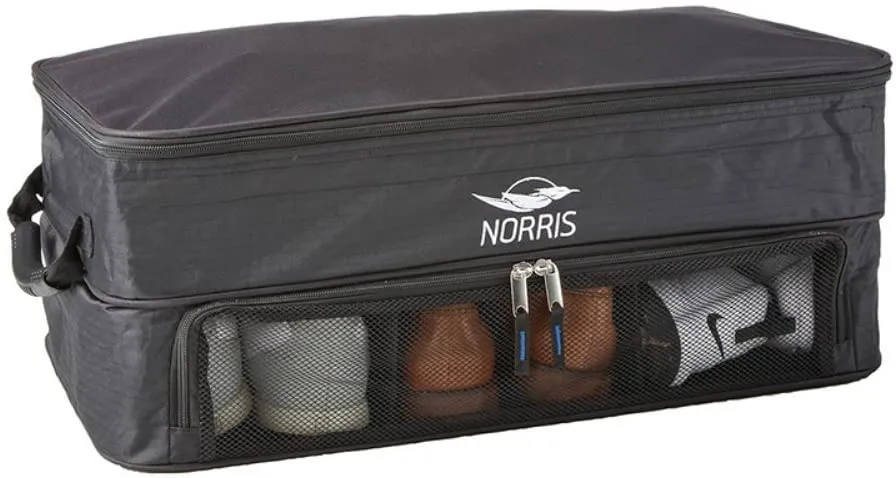 Extra Large Golf Trunk Organizer - Holds up to 3 Pairs of Shoes