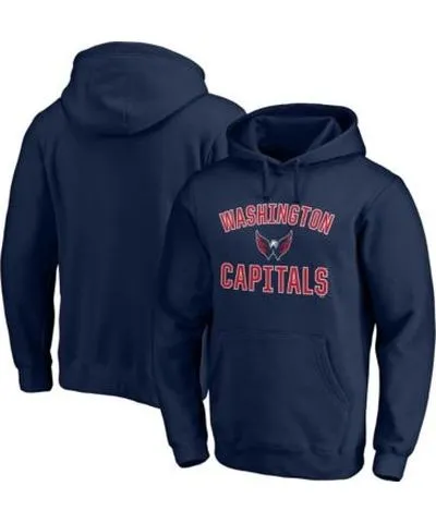 Fanatics Men's NHL Fanatics Washington Capitals Team Victory Arch Fitted Pullover Hoodie