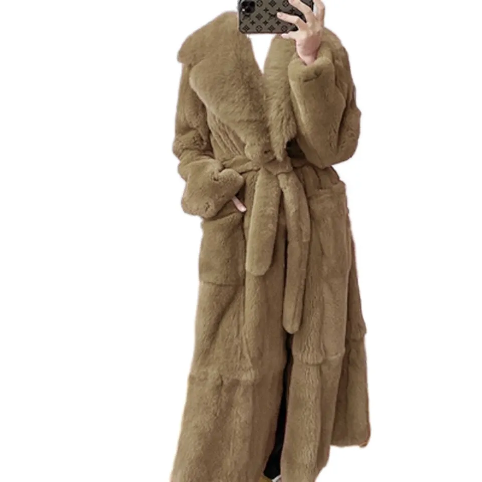 Faux Fur Coat Mid-length Coat