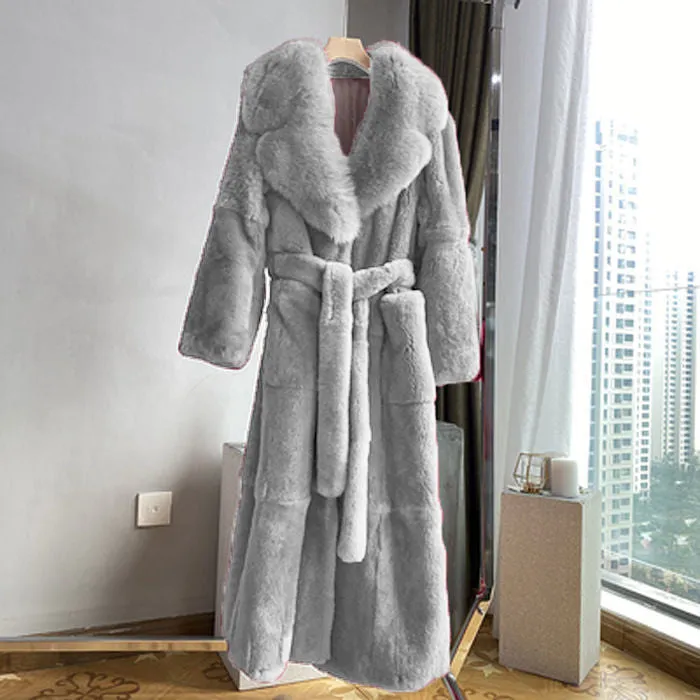 Faux Fur Coat Mid-length Coat