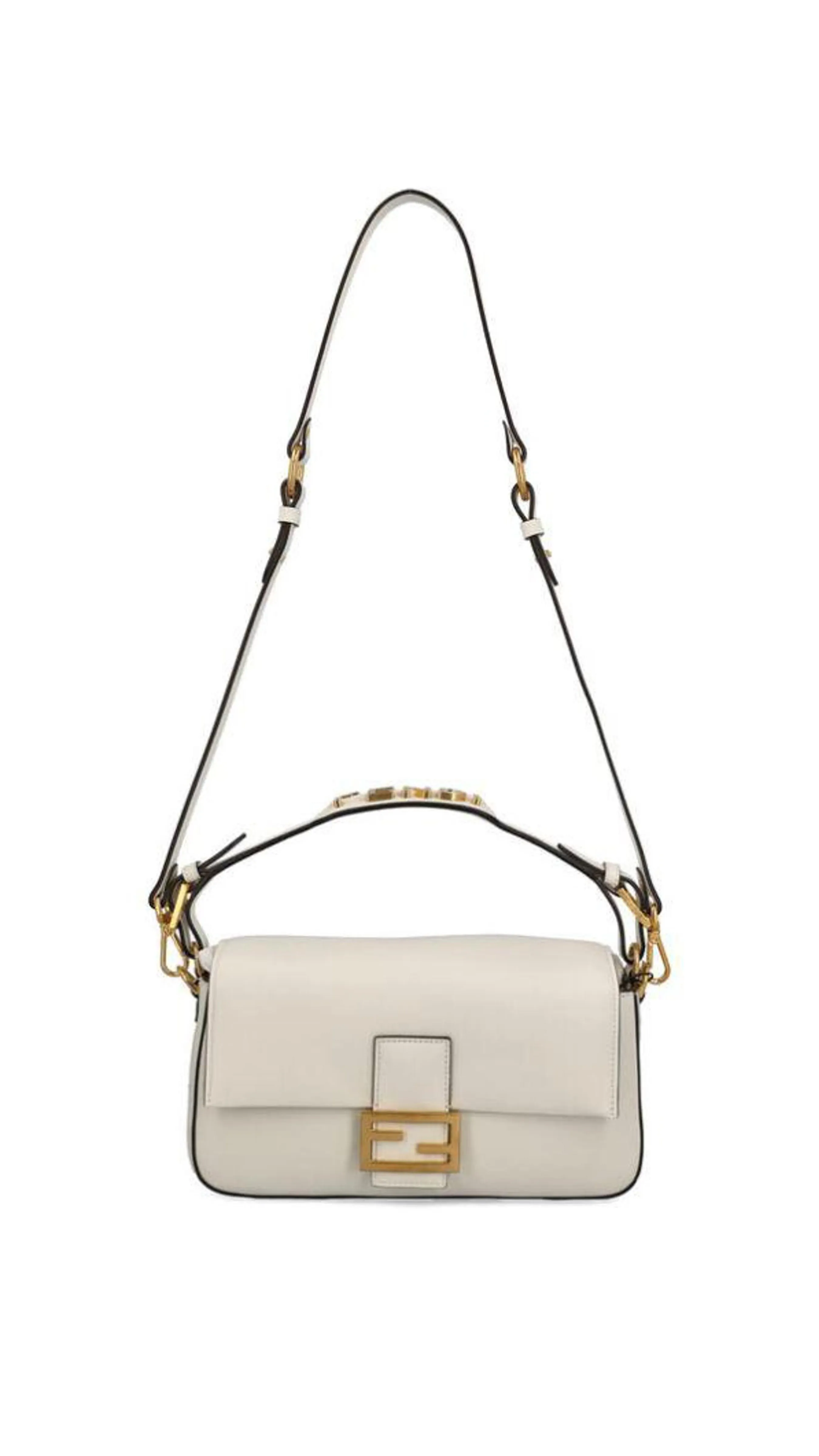 Fendigraphy Nappa Baguette Bag - White