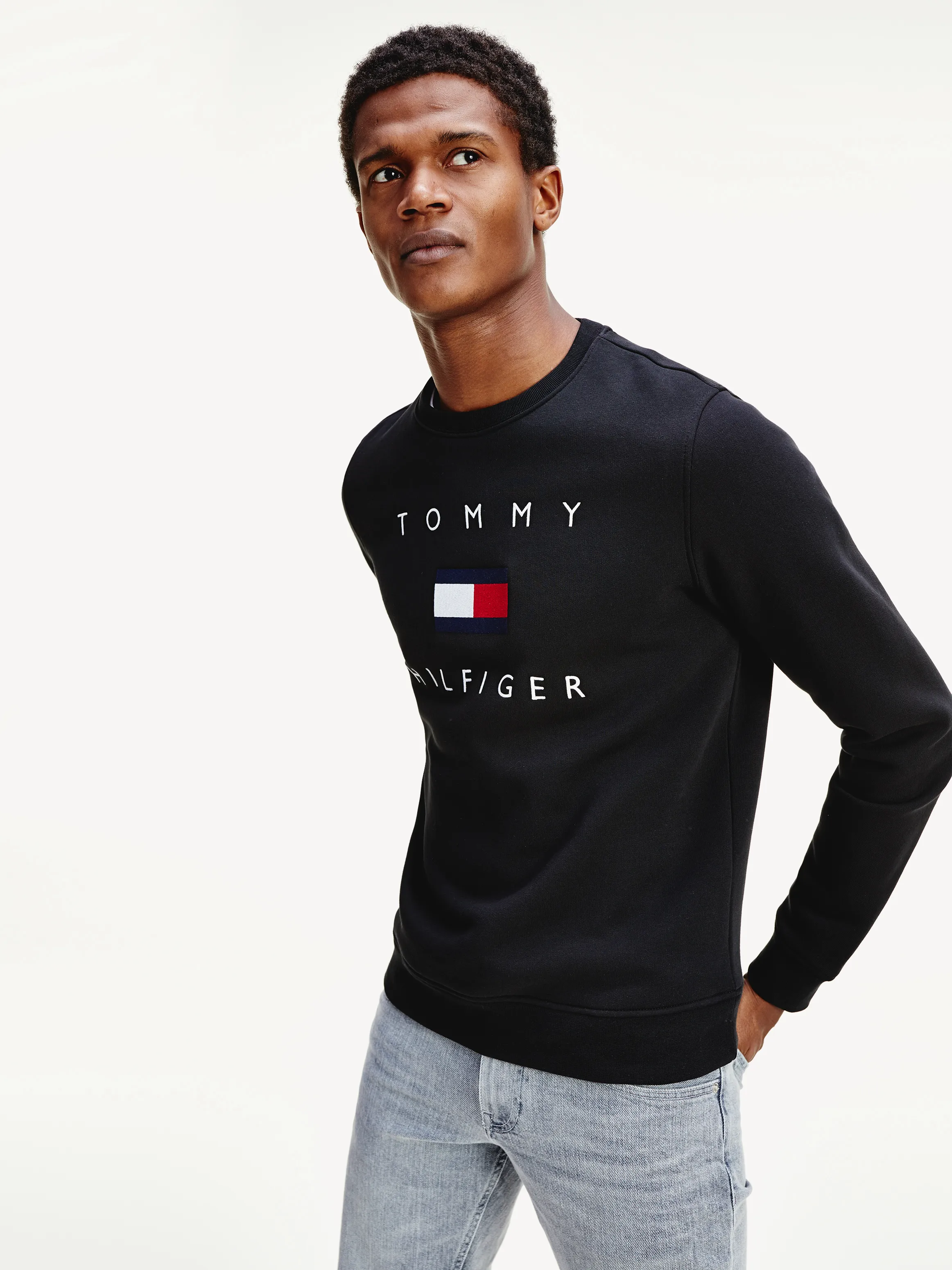 Flag Hilfiger Sweatshirt | Sweatshirts & Hoodies | Tommy Hilfiger