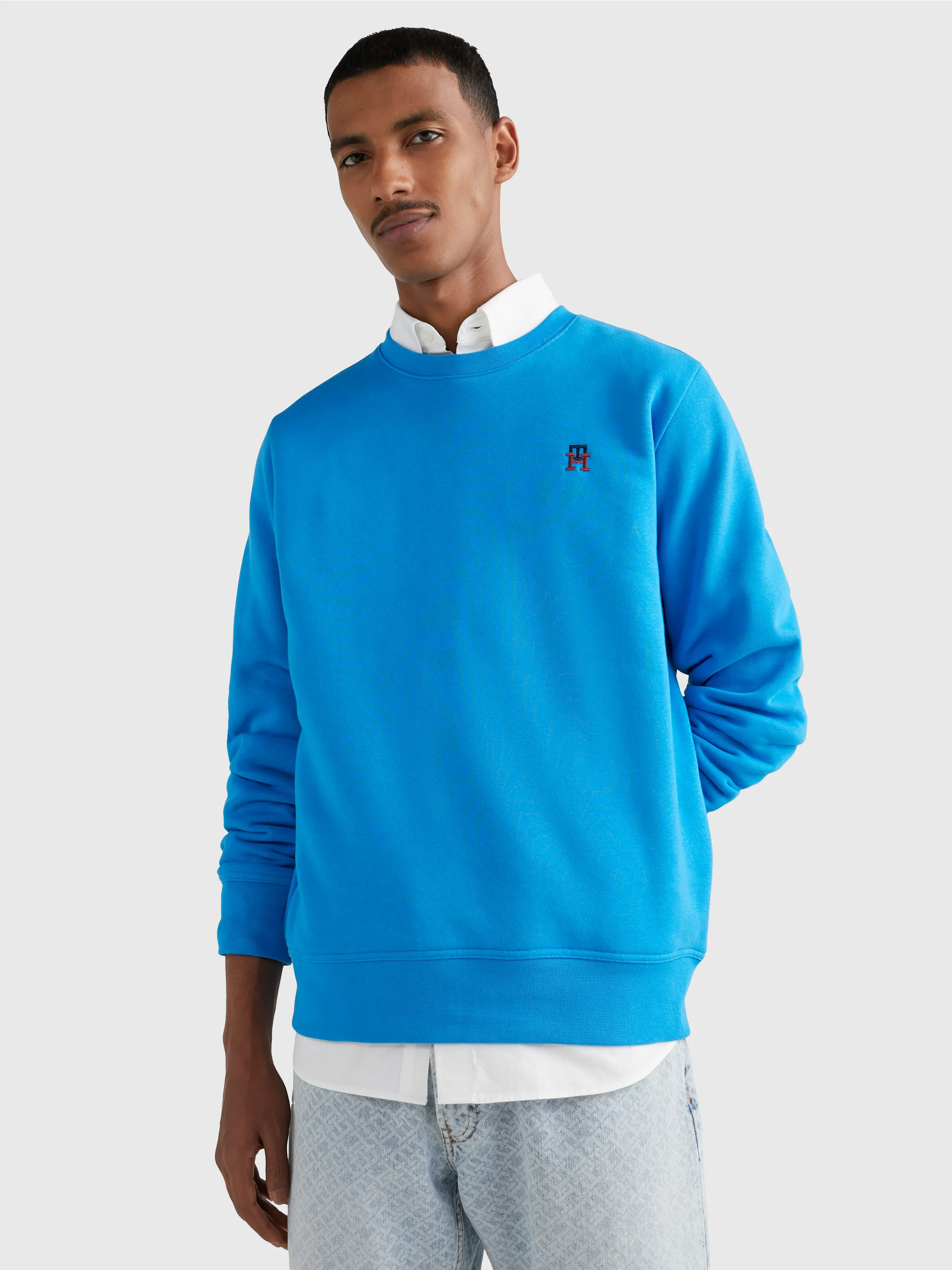 Flex Fleece Monogram Sweatshirt | Sweatshirts & Hoodies | Tommy Hilfiger