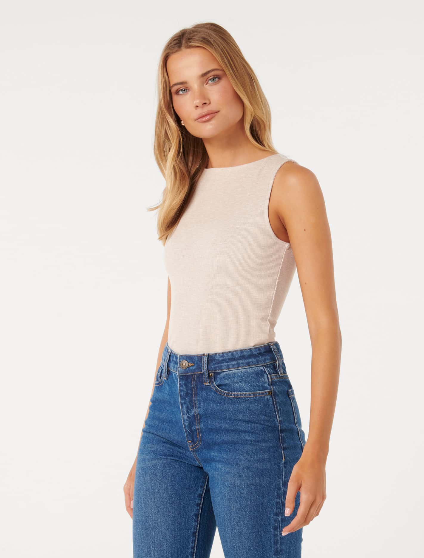 Francesca Boat Neck Tank Top