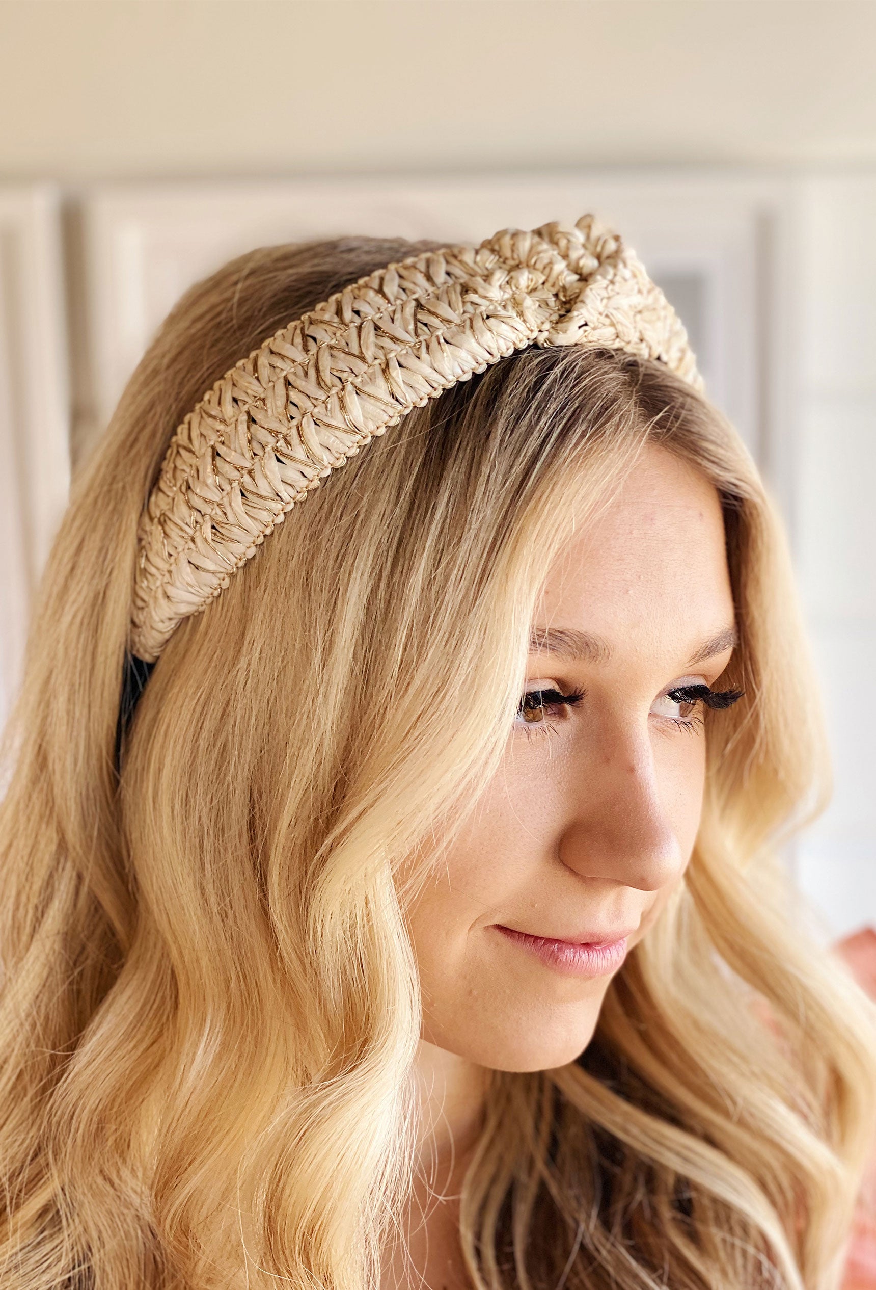 Fun in the Sun Headband in Beige