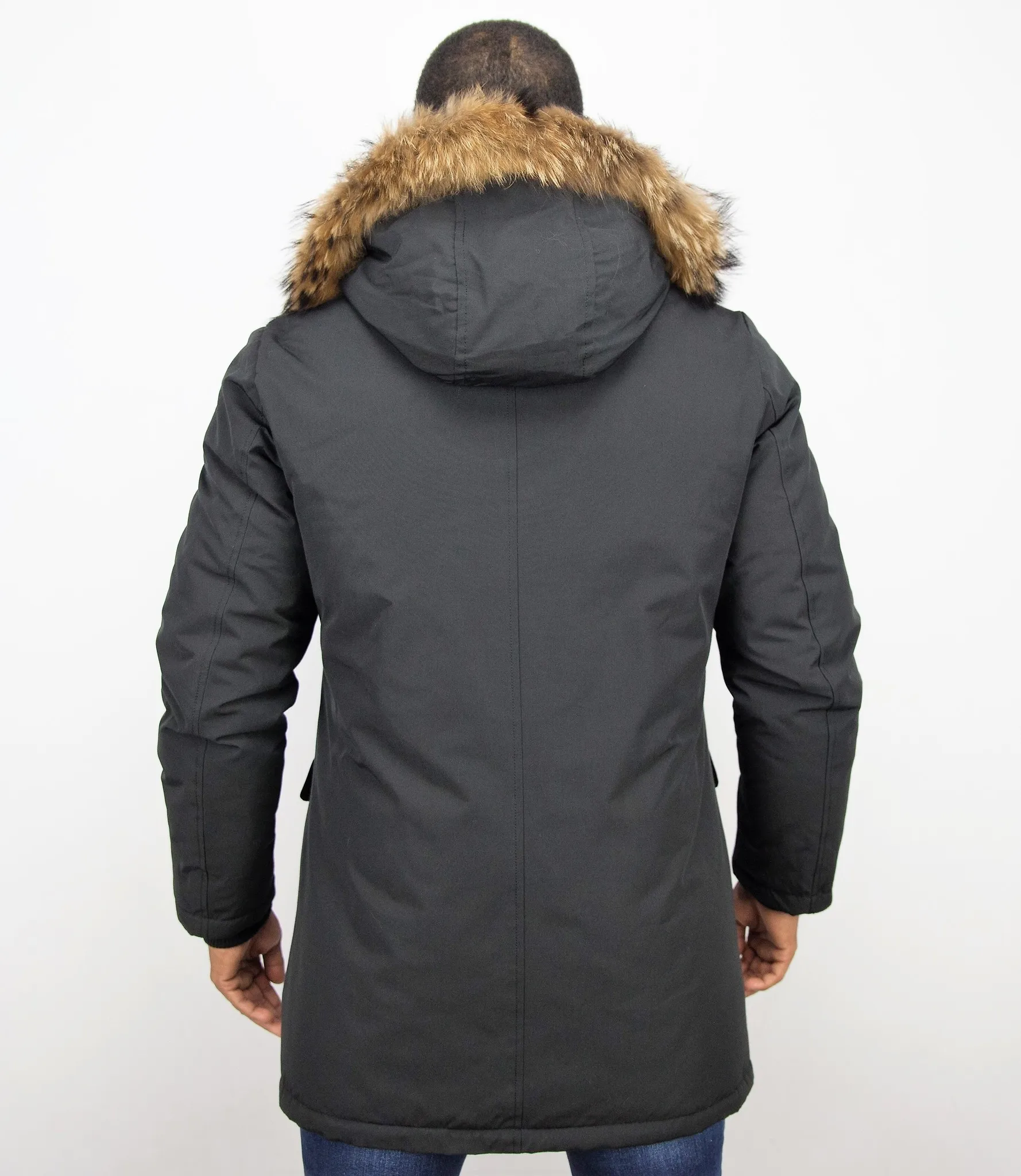 Fur Collar Coat | Men Winter Coat Long |