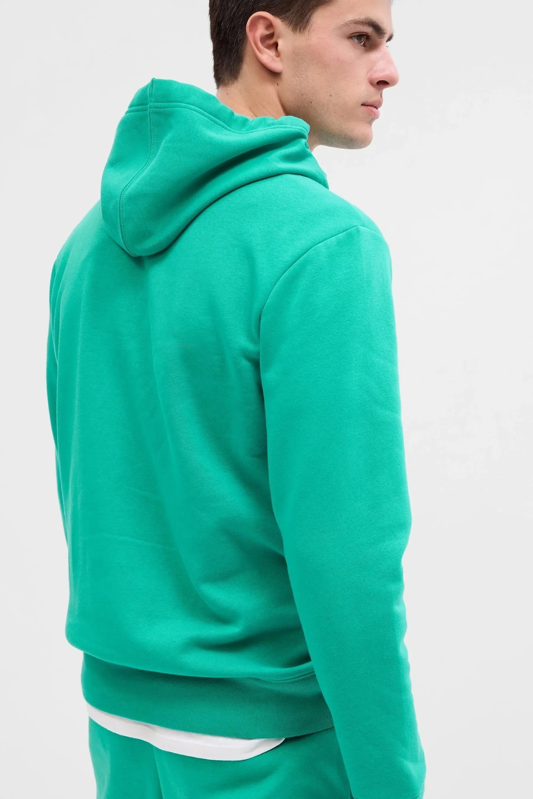 Green Logo Arch Hoodie