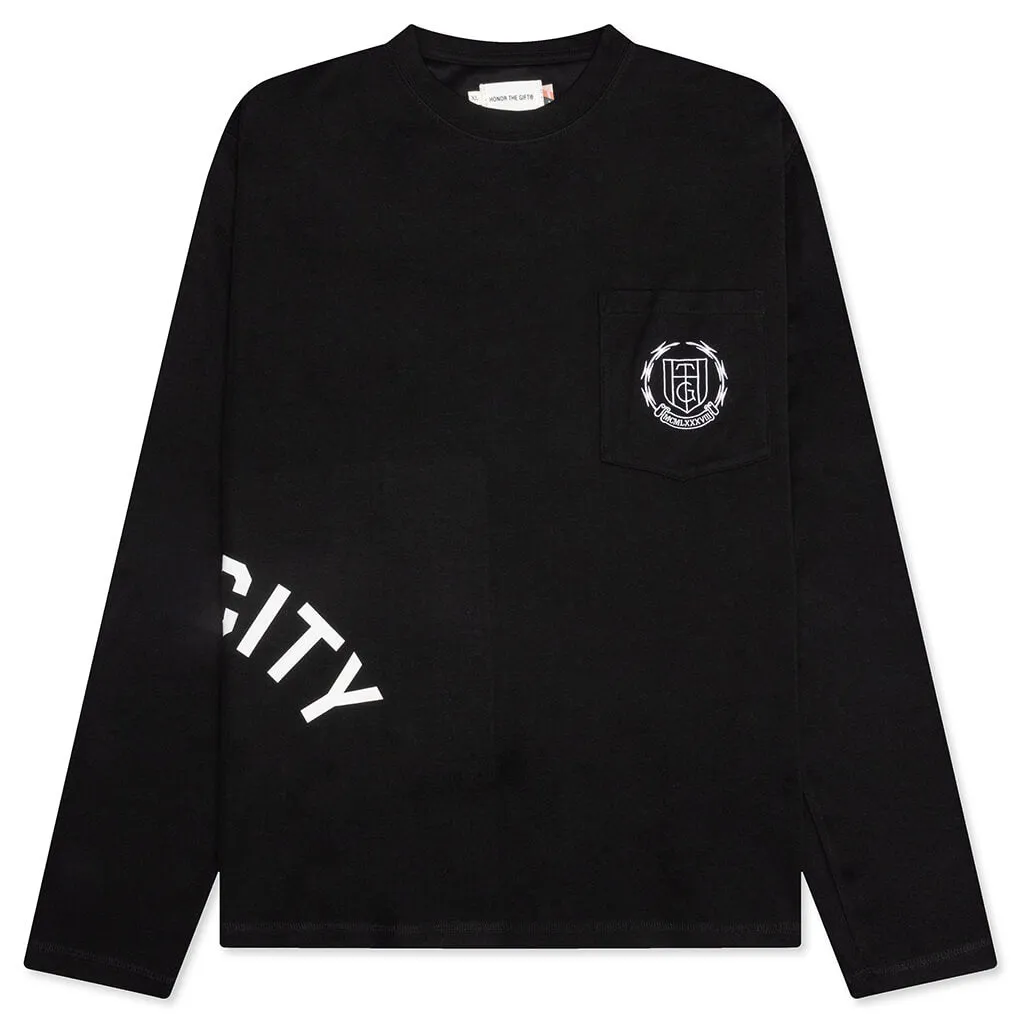 Honor The Gift Angelino L/S Tee - Black