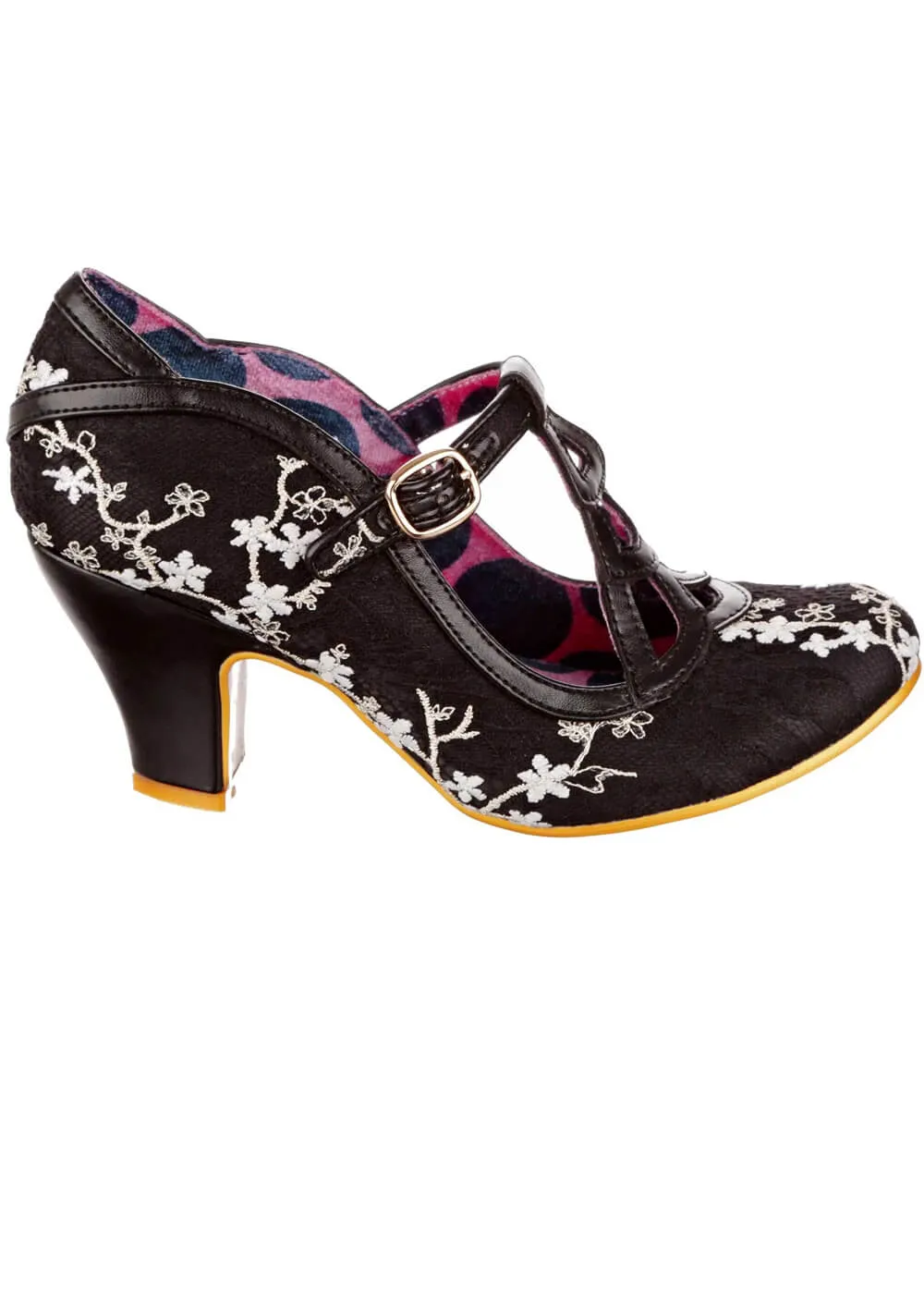 Irregular Choice Nicely Done 40's Pumps Black