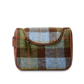 Islander Toiletry Wash Bag with Harris Tweed