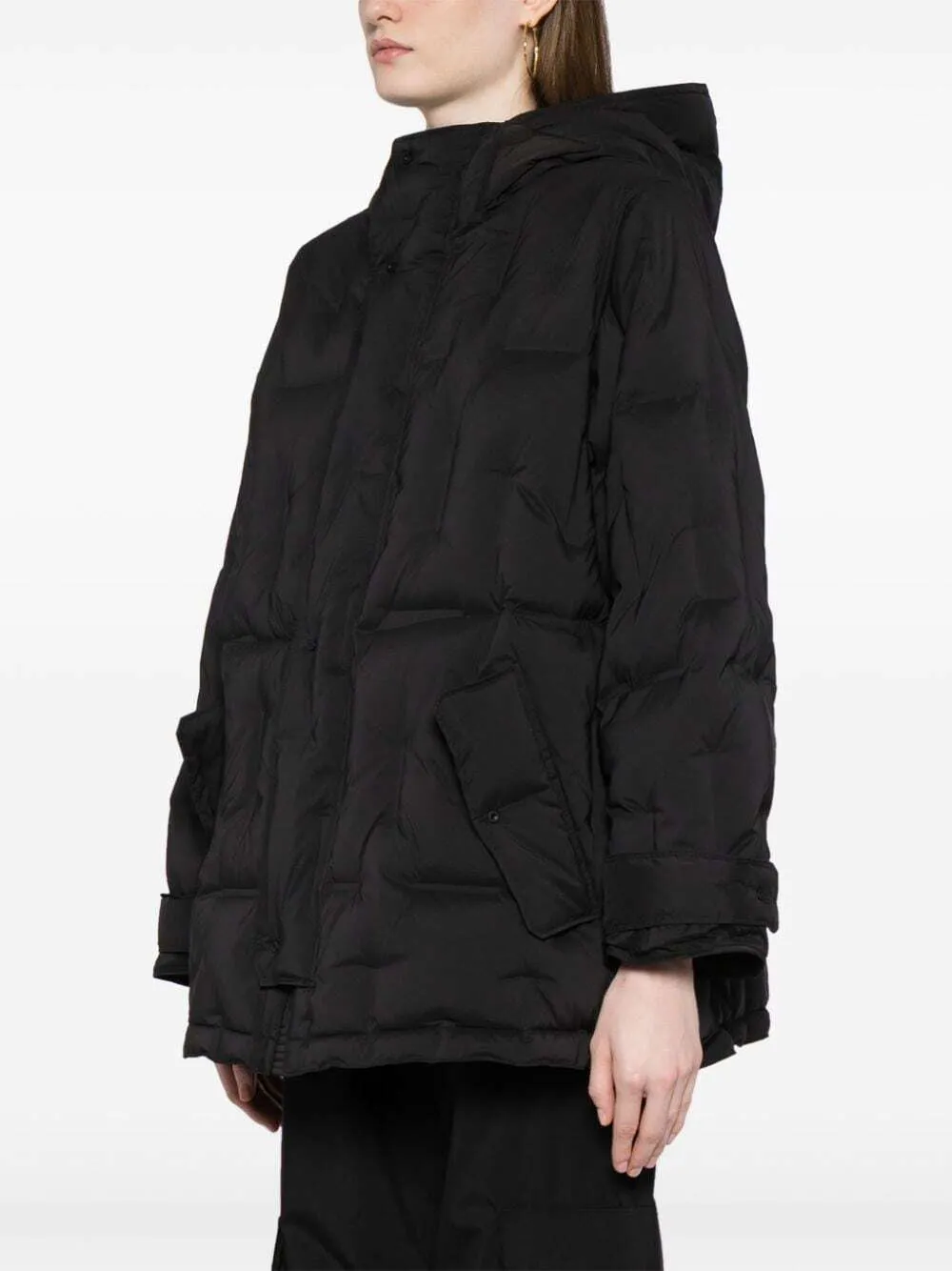 JNBY hooded quilted coat - Black