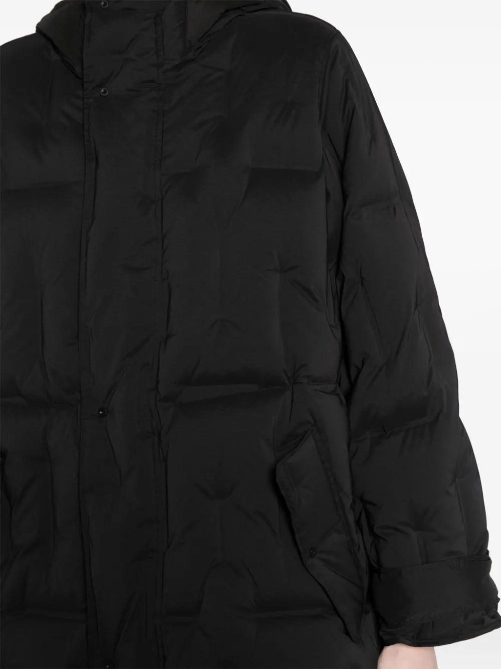 JNBY hooded quilted coat - Black