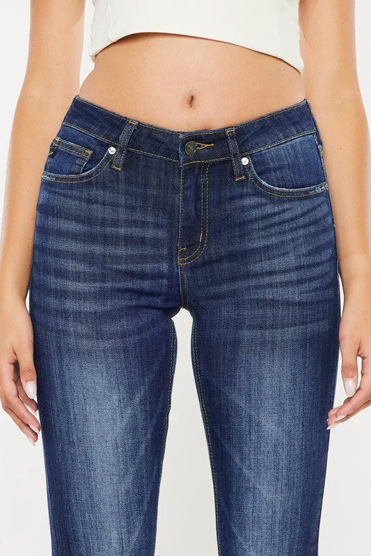 Kan Can Mid Rise Flare Jeans