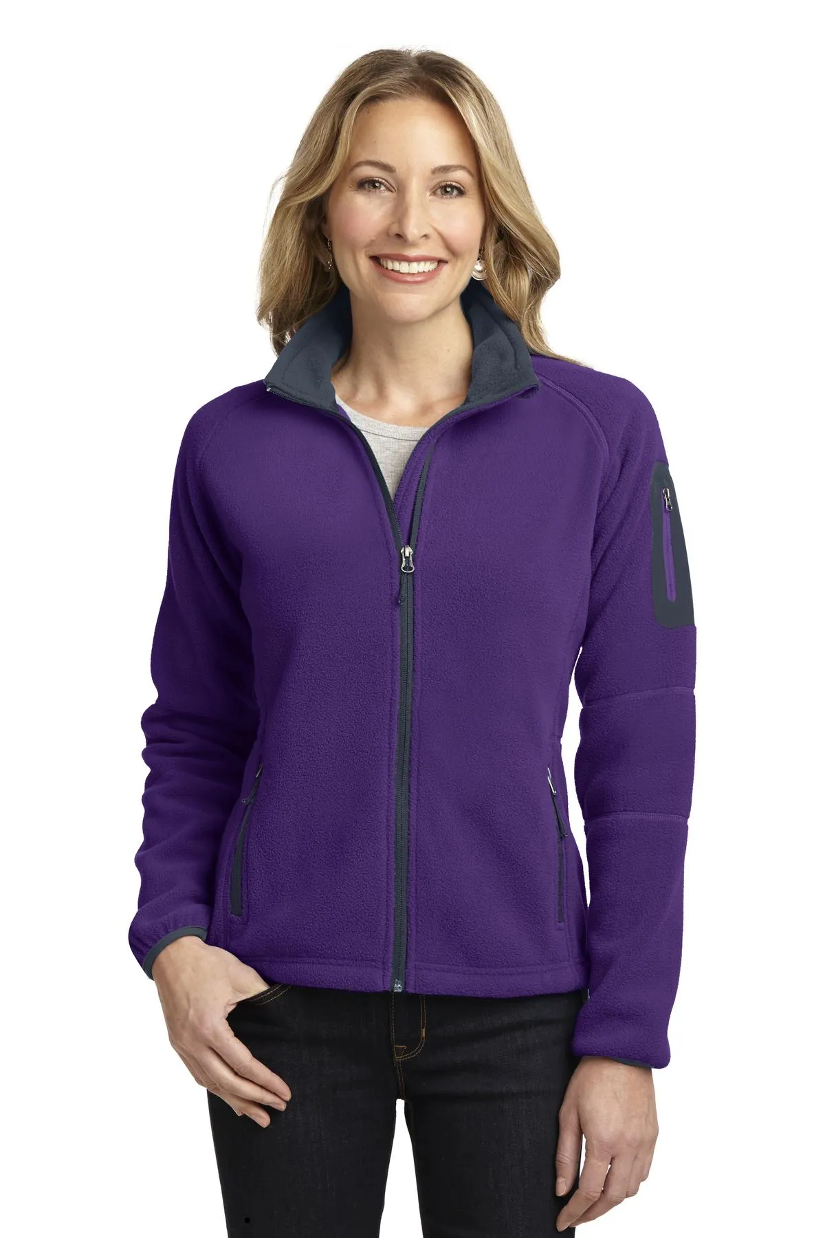 L229 Port Authority® Ladies Enhanced Value Fleece Full-Zip Jacket SKU: L229