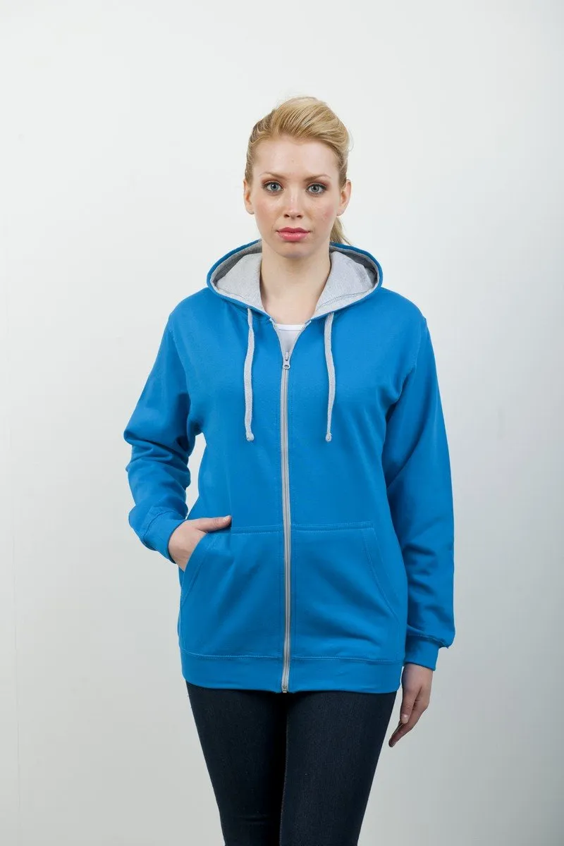 Leavers two tone Zipped Hoodie - Leavers Hoodies Company