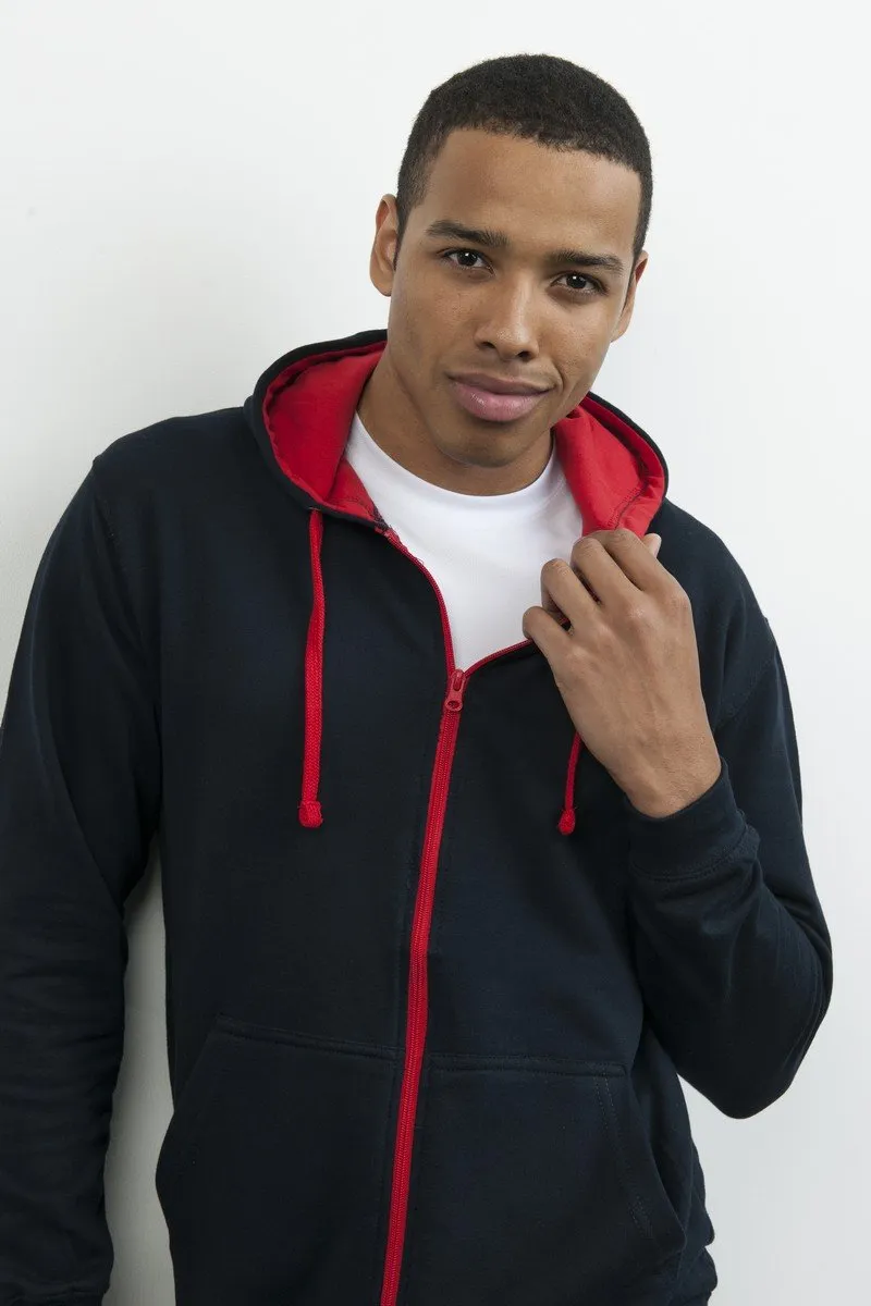 Leavers two tone Zipped Hoodie - Leavers Hoodies Company