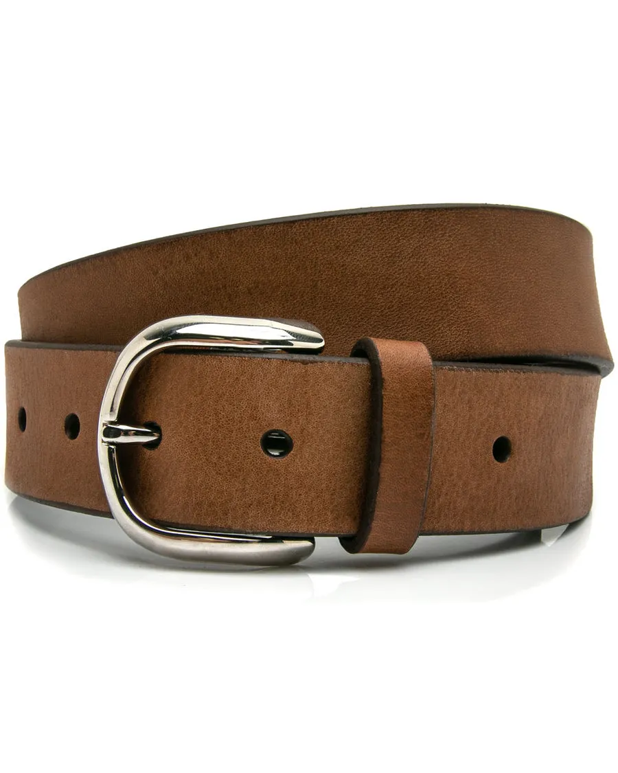 Light Brown Leather Belt