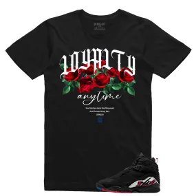 Loyalty Rose Tee (Blk/Red/Grn/Blu)