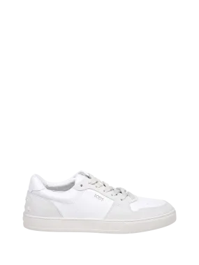 MEN TOD'S WHITE CALF SKIN 04L SNEAKER