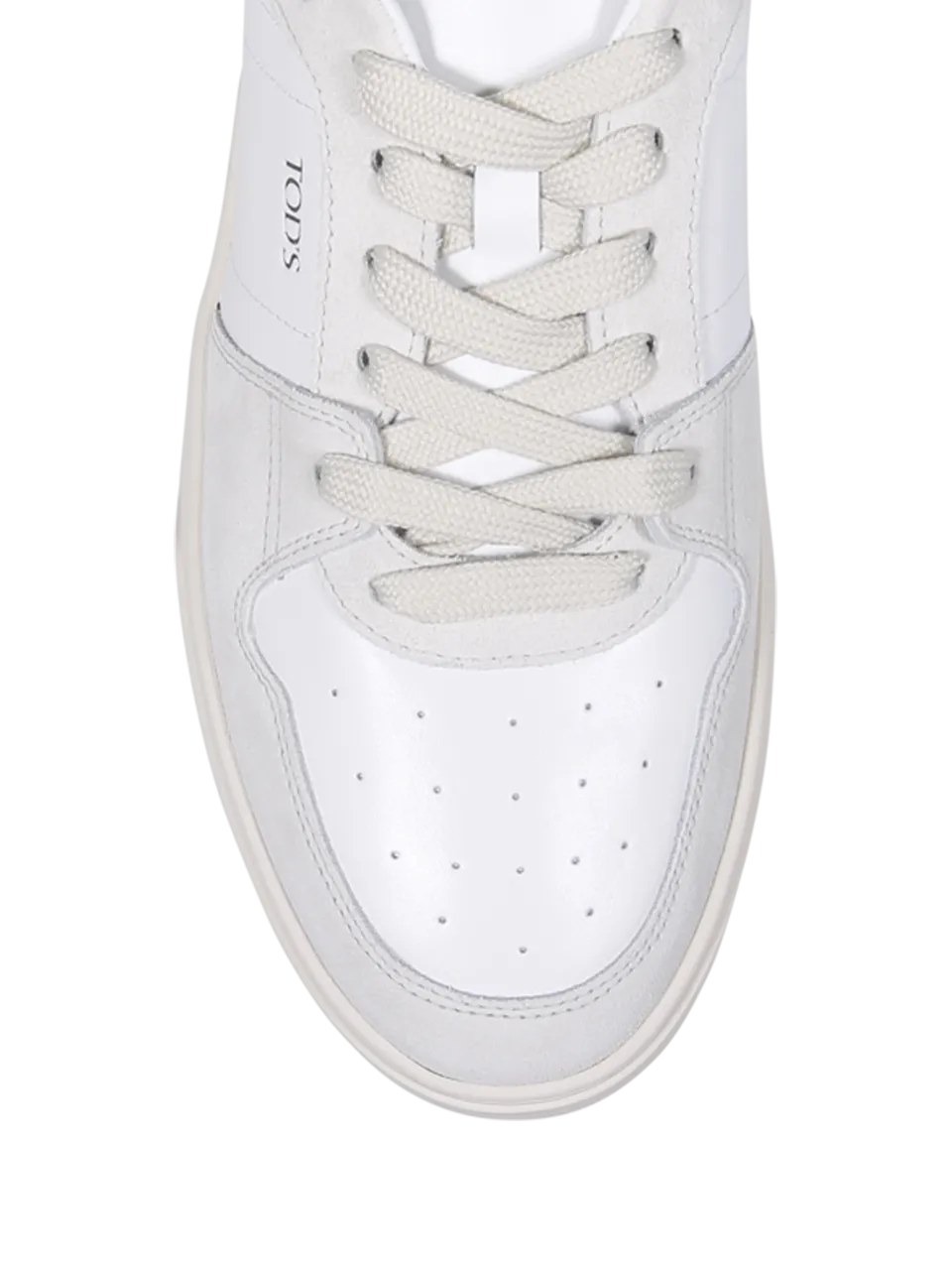 MEN TOD'S WHITE CALF SKIN 04L SNEAKER