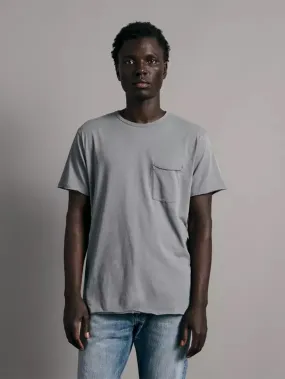 Miles One Pocket Tee - Blue Grey